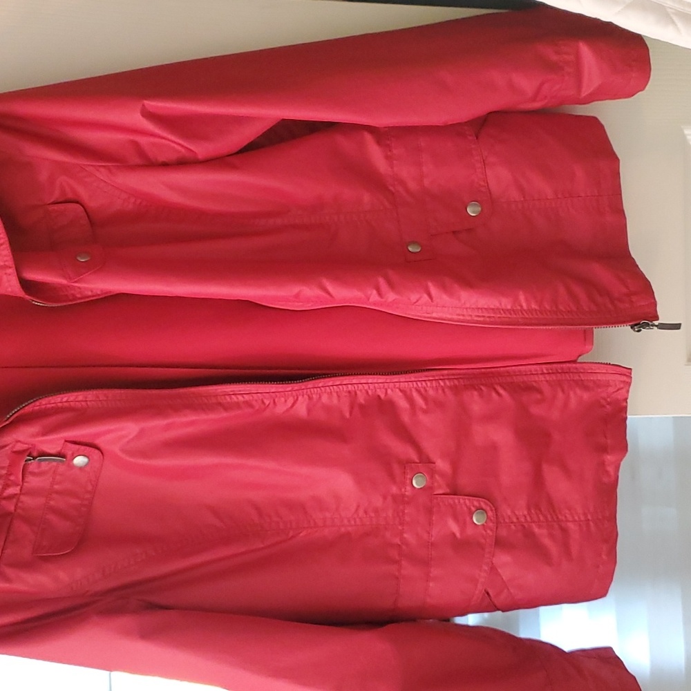 Red Chico light weight jacket.